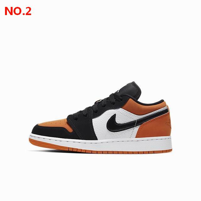 Air Jordan 1 Low Unisex Basketball Shoes 5 Colorways-1 - Click Image to Close
